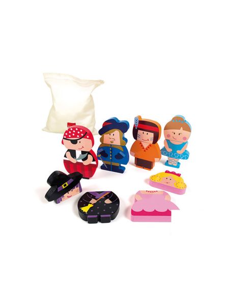 Puzle Goula Infantil Personajes Magneticos