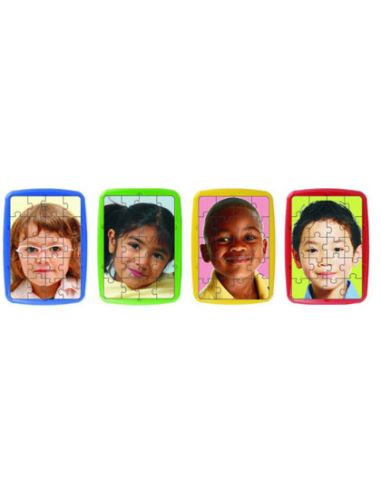 Puzle Miniland Niños Del Mundo Set De 4 Unidades 20 Piezas