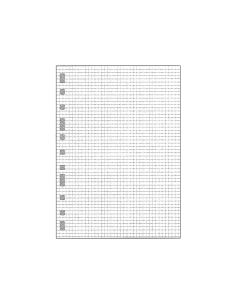 Recambio Multifin 3002 Cuarto Natural Cuadro 4 Mm 50 Hojas 155X215 Mm 2