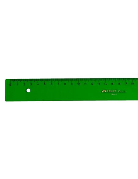 Regla Faber Castell 50 Cm Plastico Verde