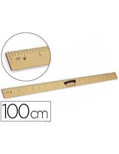Regla Para Encerado Faibo Plastico Imitacion Madera 100 Cm
