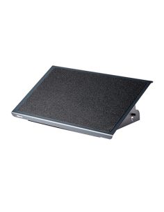 Reposapies Fellowes Ultimate Serie Professional Metalico Ajustable 3 Alturas Negro 96X560X32 Mm