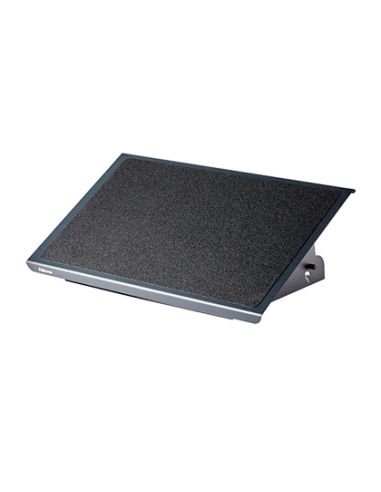 Reposapies Fellowes Ultimate Serie Professional Metalico Ajustable 3 Alturas Negro 96X560X32 Mm