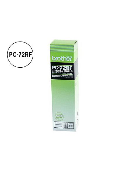 Repuesto Fax T104/106 Brother De Transferencia Termica 2 Bobinas Duracion 140 Paginas