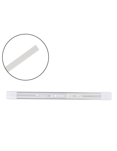 Repuesto Portagomas Tombow Mono Zero Rectangular 2,5 X 5 Mm Tubo Con 2 Unidades