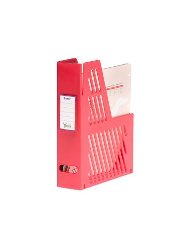 Revistero Boxer Archivo 2000 Cajetin Con Tarjetero Identificador Rojo 240X75X315 Mm