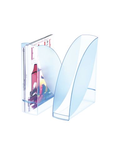 Revistero Cep Confort Ice Blue Plastico Celeste Transparente