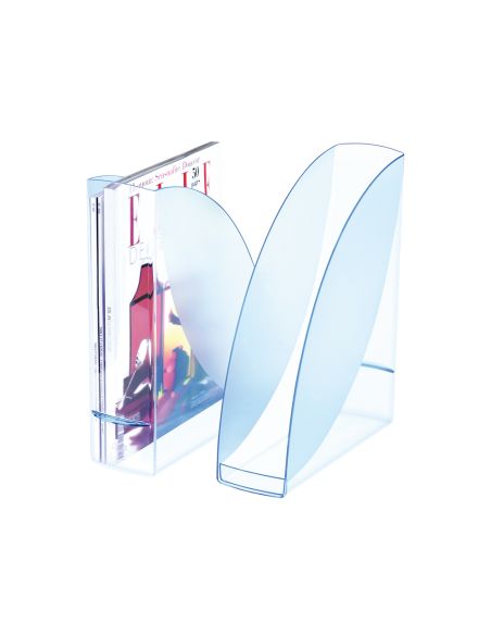 Revistero Cep Confort Ice Blue Plastico Celeste Transparente