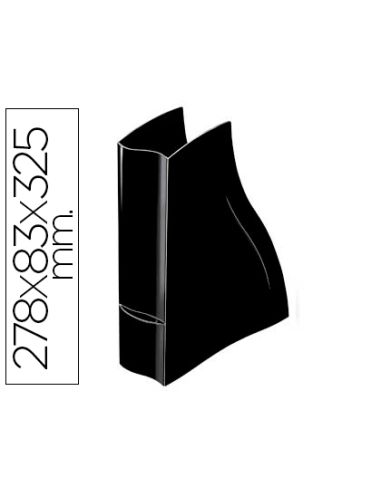 Revistero Cep Ellypse Greenspirit Plastico Negro 278 X 83 X 325 Mm.