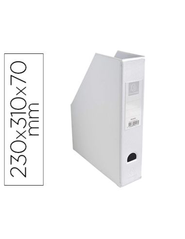 Revistero Exacompta Pvc Lomo 70 Mm Color Blanco 230X310X70 Mm