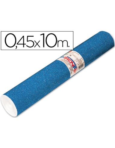 Rollo Adhesivo Aironfix Especial Ante Azul 67802 Rollo De 10 Mt