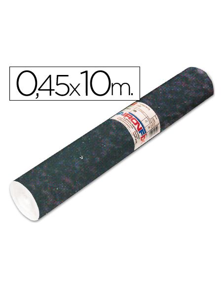 Rollo Adhesivo Aironfix Especial Ante Negro 67800 Rollo De 10 Mt