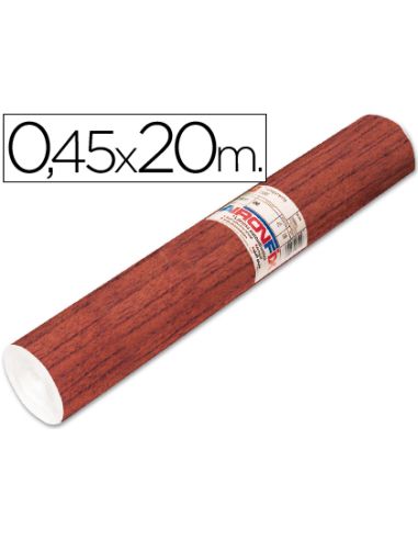 Rollo Adhesivo Aironfix Madera Oscuro 67183 Rollo De 20 Mt