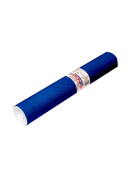 Rollo Adhesivo Aironfix Unicolor Azul Mate Oscuro 67150 Rollo De 20 Mt