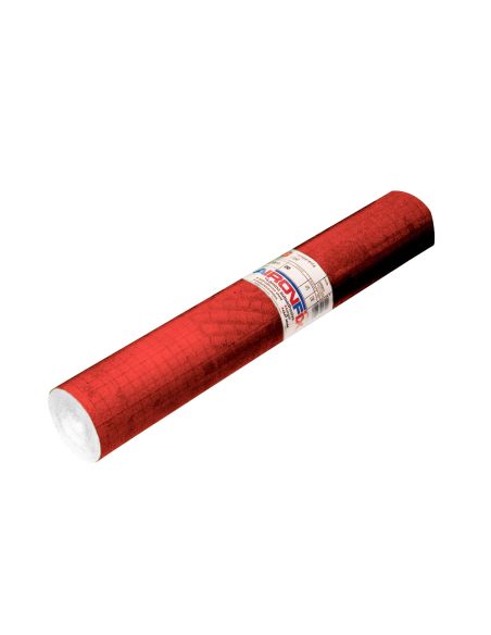 Rollo Adhesivo Aironfix Unicolor Rojo Mate Claro 67151 Rollo De 20 Mt
