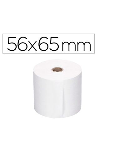 Rollo Sumadora Q-Connect Electro 56 Mm Ancho X 65 Mm Diametro Sin Bisfenol A