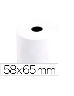 Rollo Sumadora Q-Connect Electro 58 Mm Ancho X 65 Mm Diametro Sin Bisfenol A