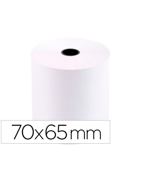 Rollo Sumadora Q-Connect Electro 70 Mm Ancho X 65 Mm Diametro Sin Bisfenol A