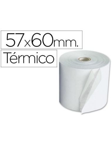 Rollo Sumadora Exacompta Termico 57 Mm X 60 Mm 55 G/M2 Sin Bisfenol A