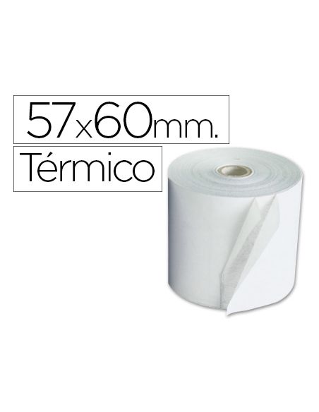 Rollo Sumadora Exacompta Termico 57 Mm X 60 Mm 55 G/M2 Sin Bisfenol A