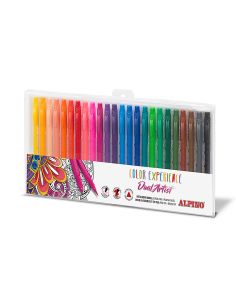 Rotulador Alpino Dual Artist Color Experience Estuche De 24 Unidades Colores Surtidos 2