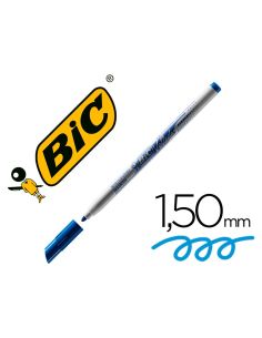 Rotulador Azul Bic Velleda Fino Para Pizarra Punta Redonda 1 Mm