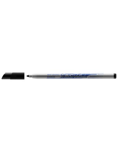 Rotulador Bic Velleda Fino Para Pizarra Negro Punta Redonda 1 Mm