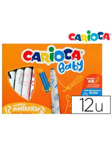 Rotulador Carioca Baby 2 Años Caja 12 Unidades Colores Surtidos