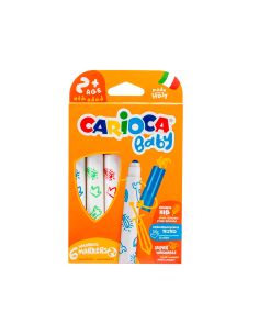 Rotulador Carioca Baby 2 Años Caja 6 Unidades Colores Surtidos 2