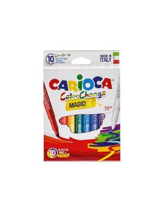 Rotulador Carioca Cambia Color Tinta Magica Caja De 10 Unidades Colores Surtidos 2