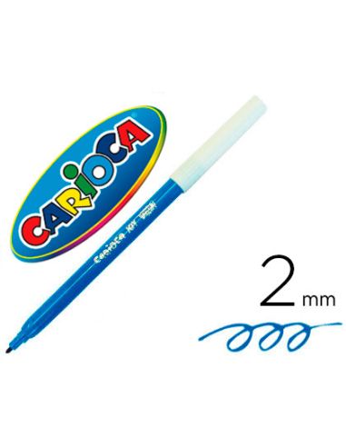 Rotulador Carioca Joy Azul Unidad