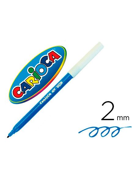 Rotulador Carioca Joy Azul Unidad