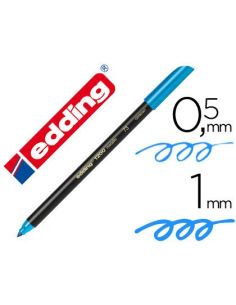 Rotulador Azul Claro Edding Punta Fibra 1200  N.10 Punta Redonda 0.5 Mm