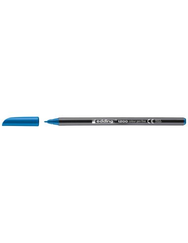 Rotulador Azul Claro Edding Punta Fibra 1200  N.10 Punta Redonda 0.5 Mm