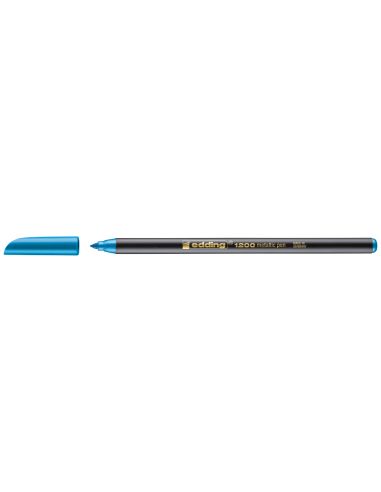 Rotulador Azul Metalizado Edding Punta Fibra 1200  N 73 Punta Redonda 1-3 Mm