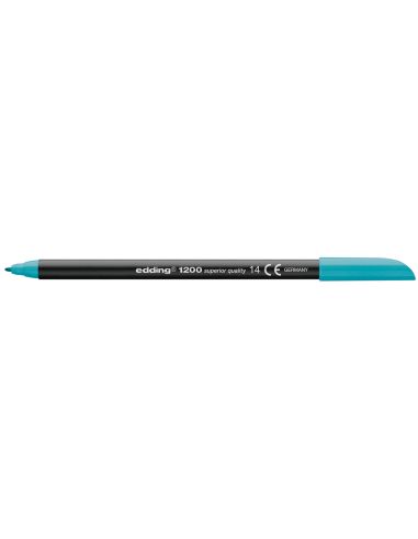 Rotulador Azul Turquesa Edding Punta Fibra 1200  N.14 Punta Redonda 0.5 Mm