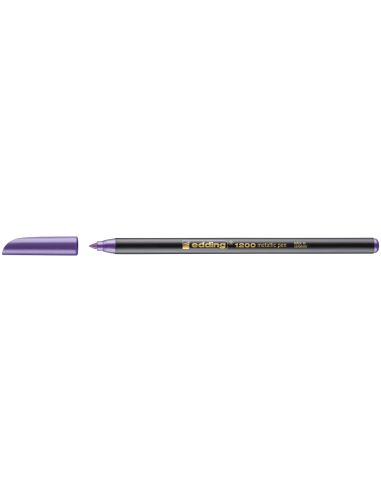 Rotulador Edding Punta Fibra 1200 Violeta Metalizado N 78 Punta Redonda 1-3 Mm