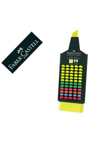 Rotulador Faber Castell Fluorescente Textliner 48 Expositor 60 Unidades Colores Surtidos