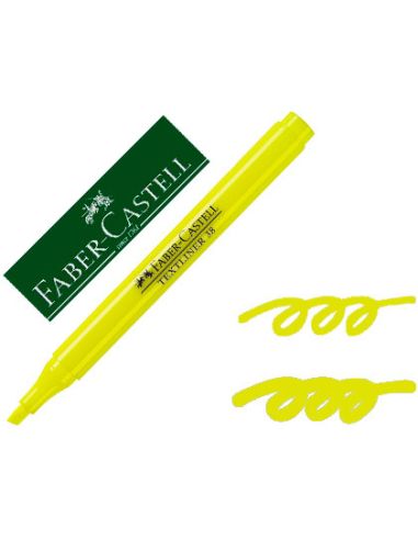 Rotulador Faber Castell Fluorescente Textliner 38 Amarillo