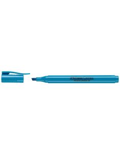 Rotulador Faber Castell Fluorescente Textliner 38 Azul 2