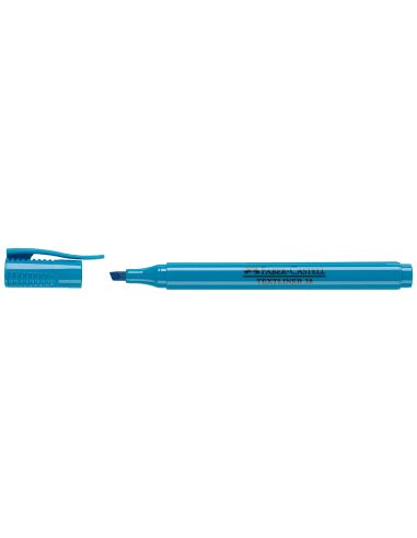 Rotulador Faber Castell Fluorescente Textliner 38 Azul