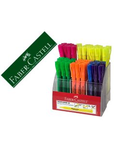 Rotulador Faber Castell Fluorescente Textliner 38 Expositor 54 Unidades Colores Surtidos