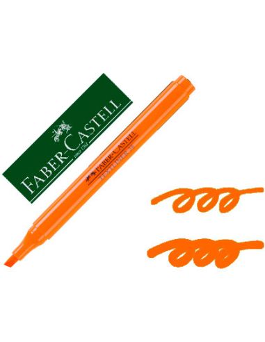 Rotulador Faber Castell Fluorescente Textliner 38 Naranja