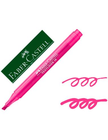 Rotulador Faber Castell Fluorescente Textliner 38 Rosa