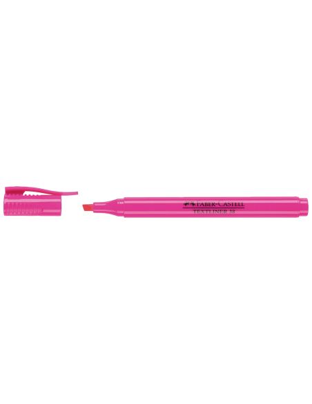 Rotulador Faber Castell Fluorescente Textliner 38 Rosa