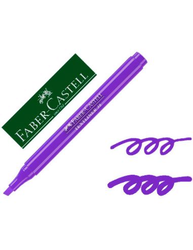 Rotulador Faber Castell Fluorescente Textliner 38 Violeta