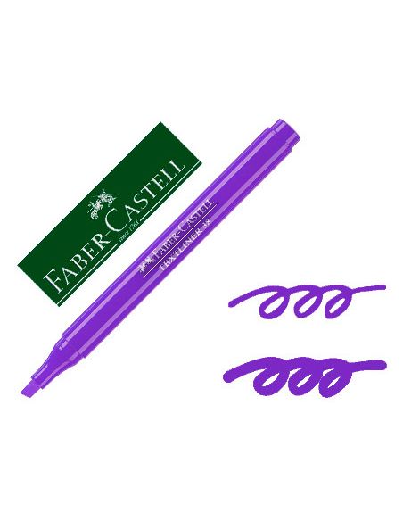 Rotulador Faber Castell Fluorescente Textliner 38 Violeta