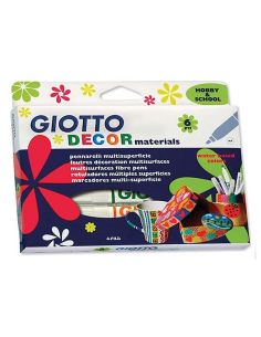 Rotulador Giotto Decor Materials Caja De 6 Colores Surtidos 2