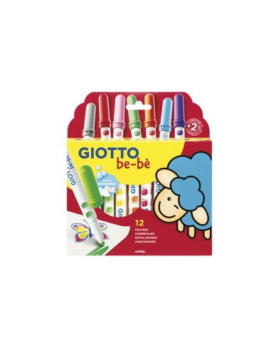Rotulador Giotto Super Bebe Caja De 12 Unidades Colores Surtidos