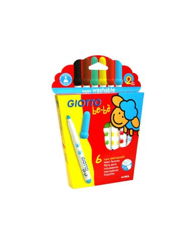 Rotulador Giotto Super Bebe Caja De 6 Unidades Colores Surtidos